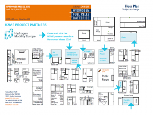 H2ME - Hannover Fair 2016 - Partners stands map - April 2016